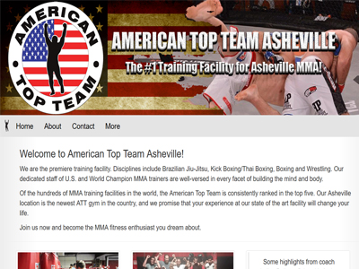 American Top Team Asheville Web Design