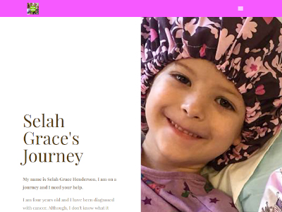 Selah Grace's Journey Webdesign
